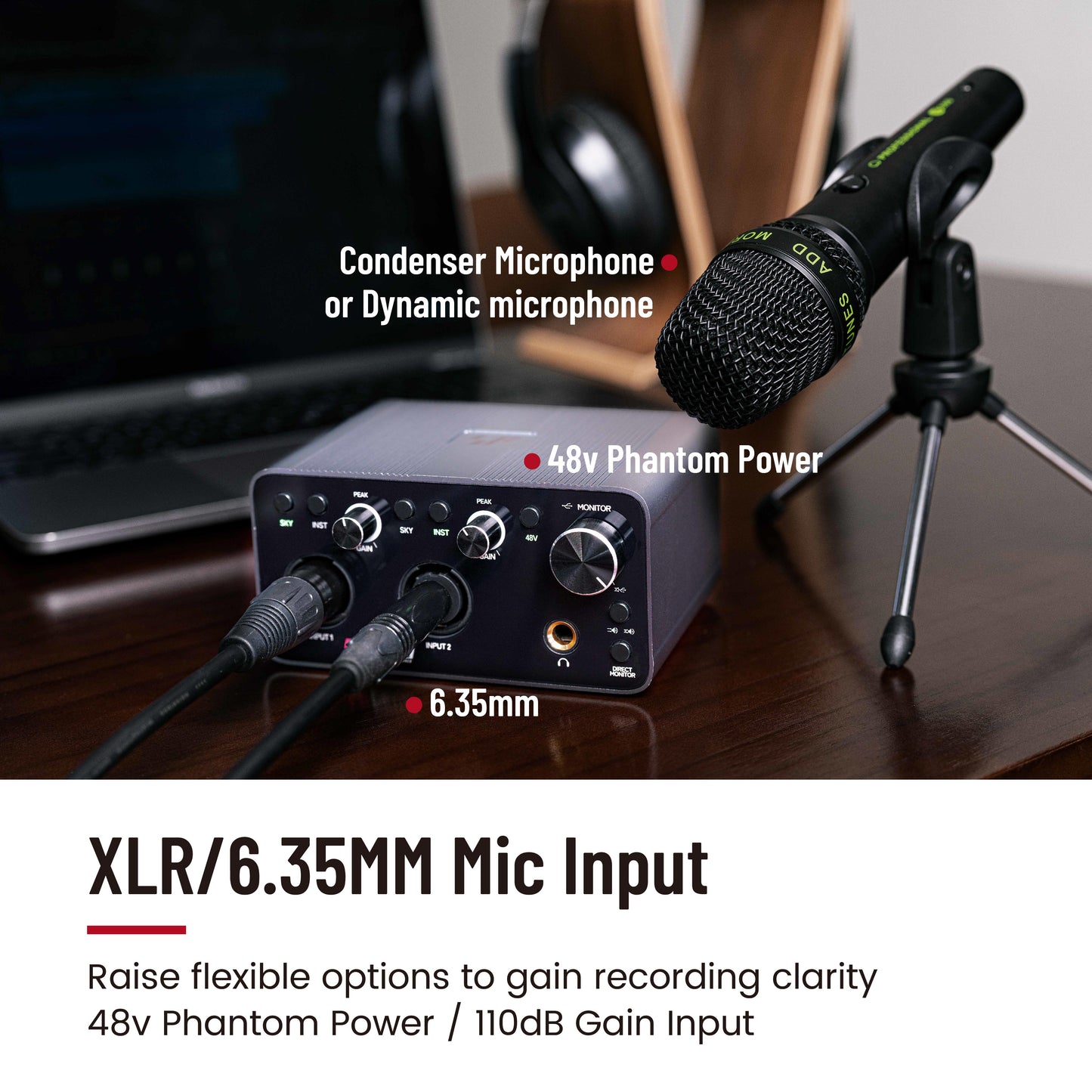 SF2402 - Simplefly USB Audio Interface 2-in-2-out 24bit 192khz