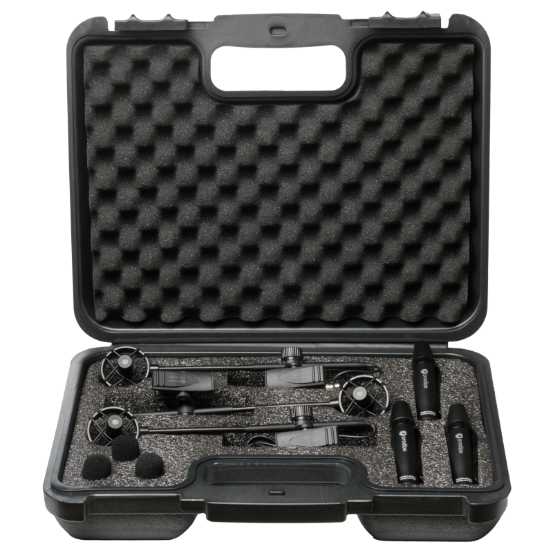 Prodipe PL21 3 x microphone pack for PERCUSSION - Back Electret