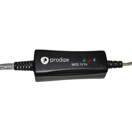 Prodipe 1I1O USB Midi Interface 1i1o (Mac/Pc) with PVE