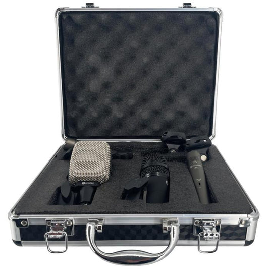 Prodipe DR4 4 x drum mics set with hardcase & DRM-KD for bass drum