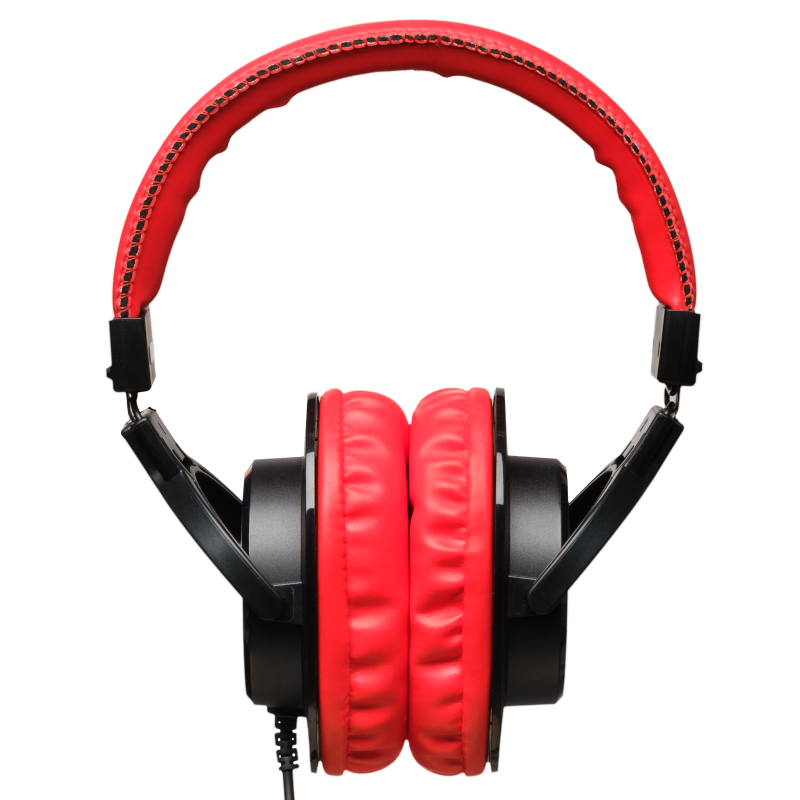 Prodipe 3000BR Professional Headphone versatile Black/Red