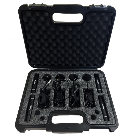 Prodipe DL21 4 x Microphones for  DRUM KITS - Back Electret